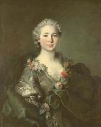 Louis Tocque Portrait of mademoiselle de Coislin oil on canvas